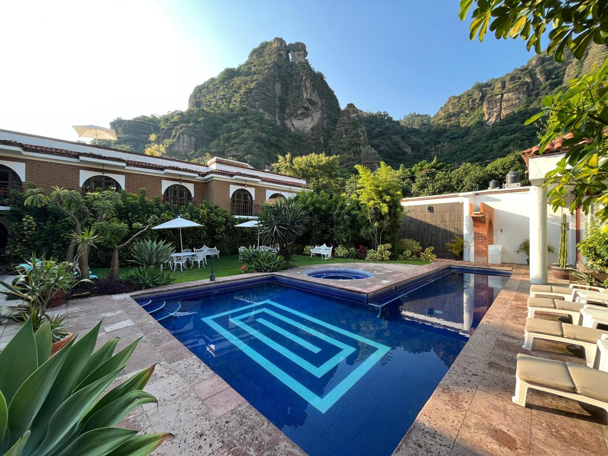 Hotel Hacienda Ventana Del Cielo تيبوزتلان المظهر الخارجي الصورة