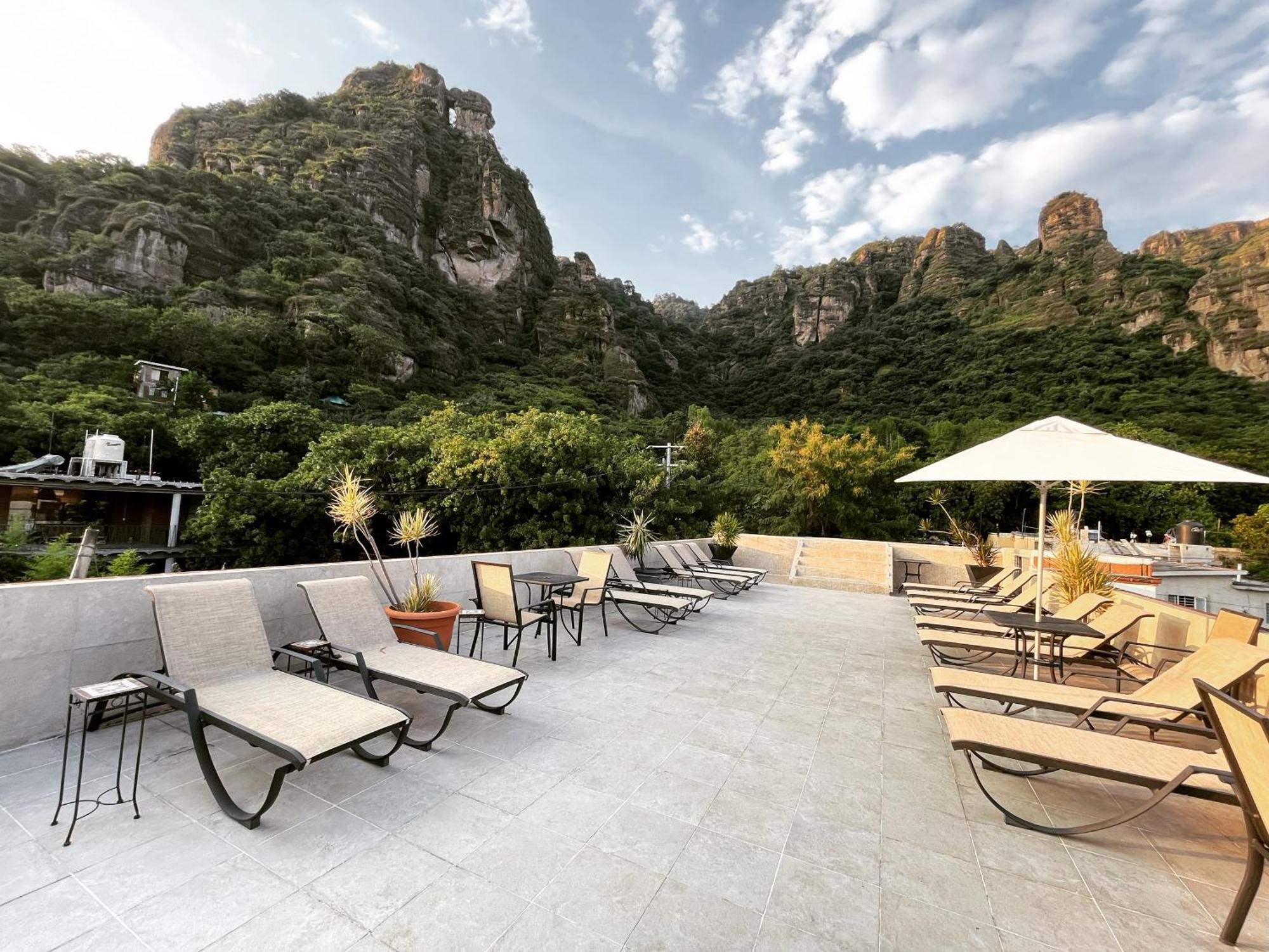 Hotel Hacienda Ventana Del Cielo تيبوزتلان المظهر الخارجي الصورة