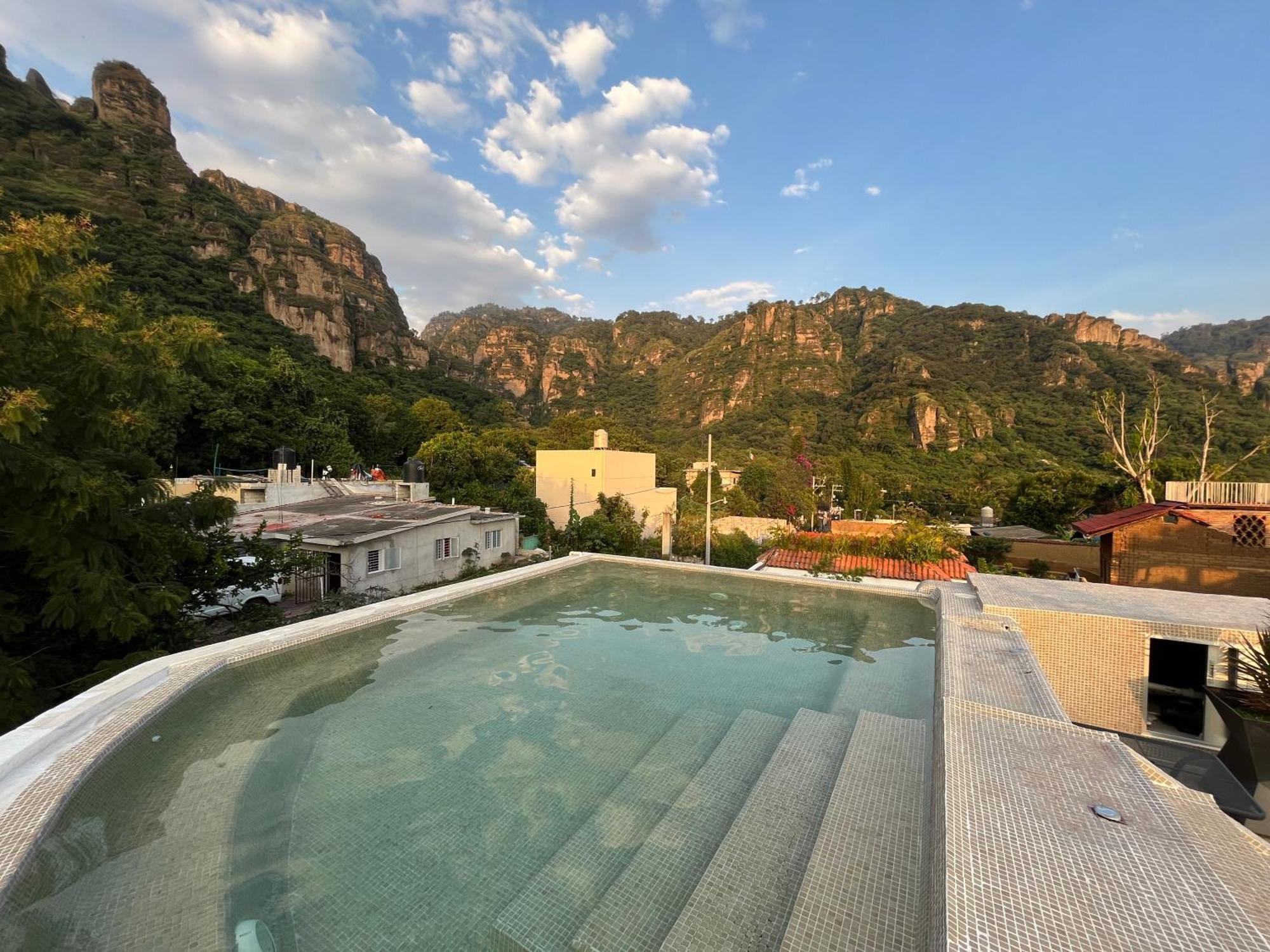 Hotel Hacienda Ventana Del Cielo تيبوزتلان المظهر الخارجي الصورة