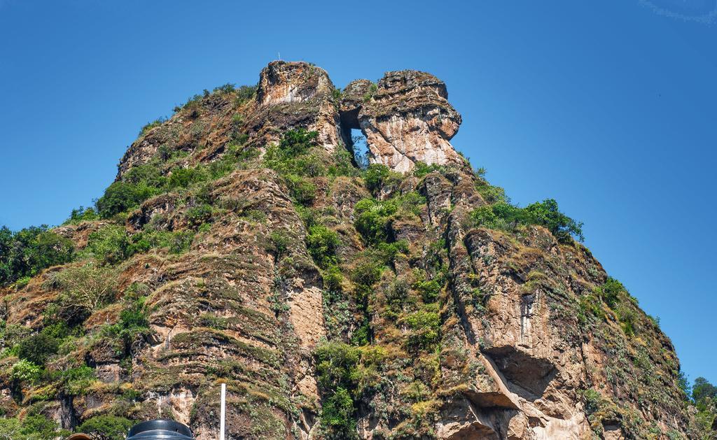 Hotel Hacienda Ventana Del Cielo تيبوزتلان المظهر الخارجي الصورة